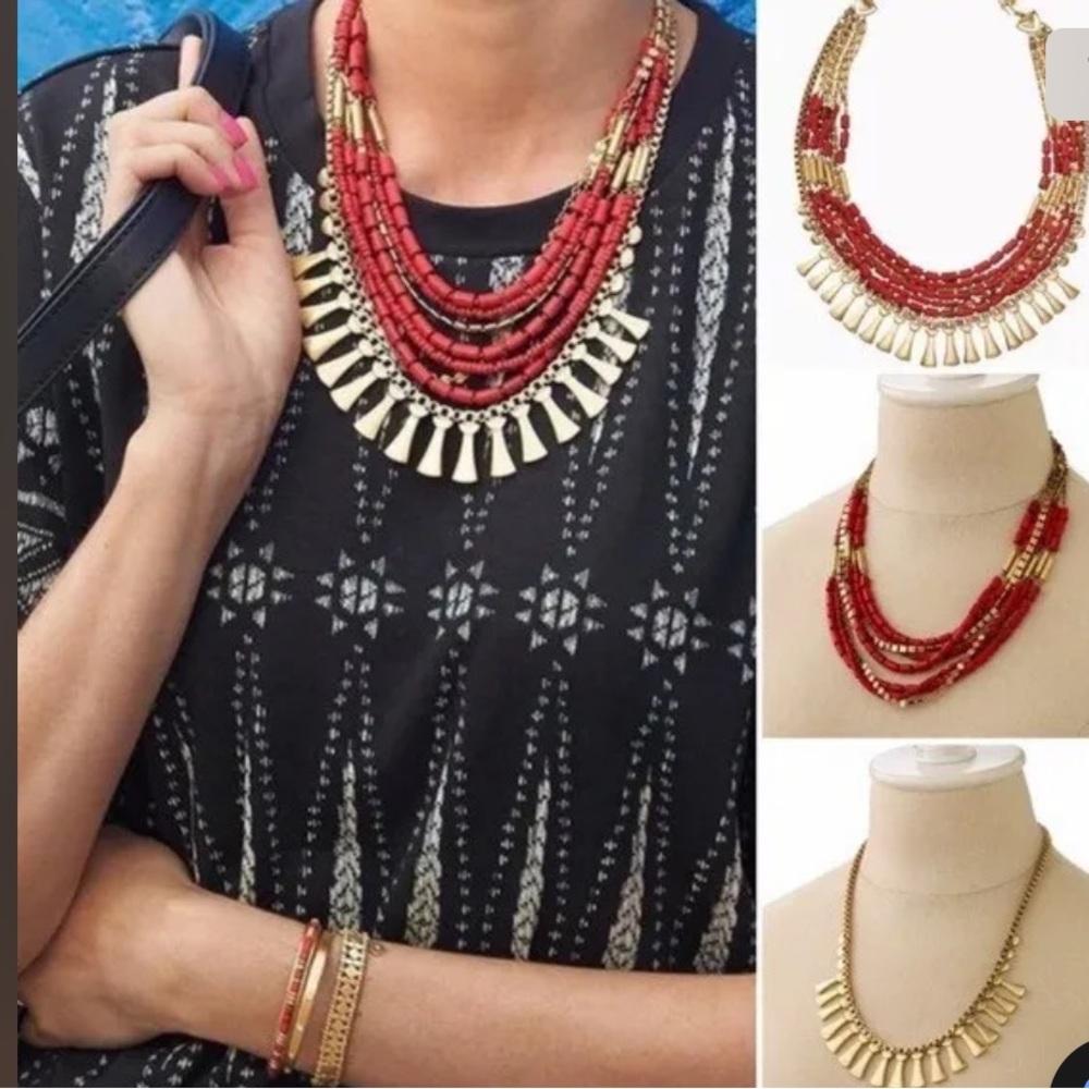 New and in box- Bliss Statement Necklace… discontinued